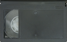 Ein VHS-C Videokassette