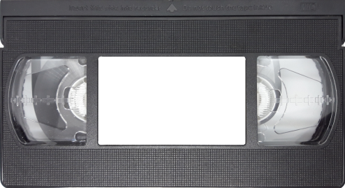 Ein Normales VHS Videokassette